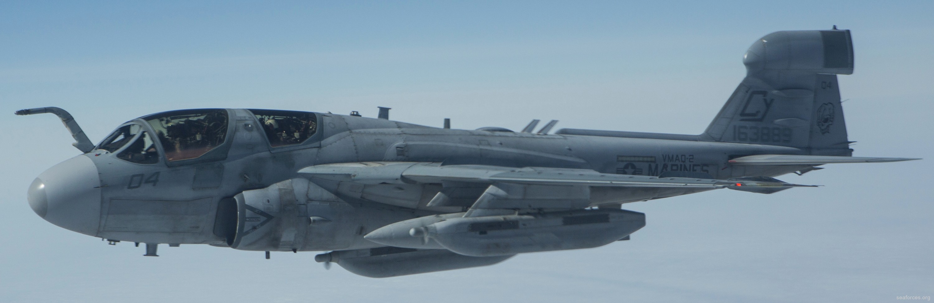 vmaq-2 death jesters ea-6b prowler marine tactical electronic warfare squadron usmc 21 northern edge alaska