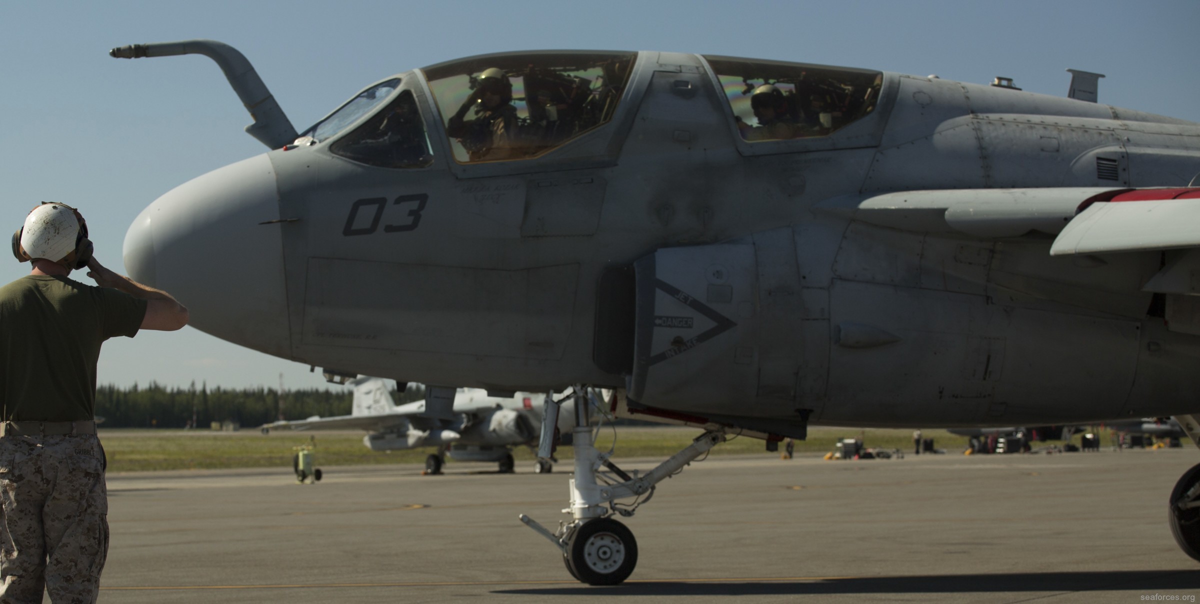 vmaq-2 death jesters ea-6b prowler marine tactical electronic warfare squadron usmc 23
