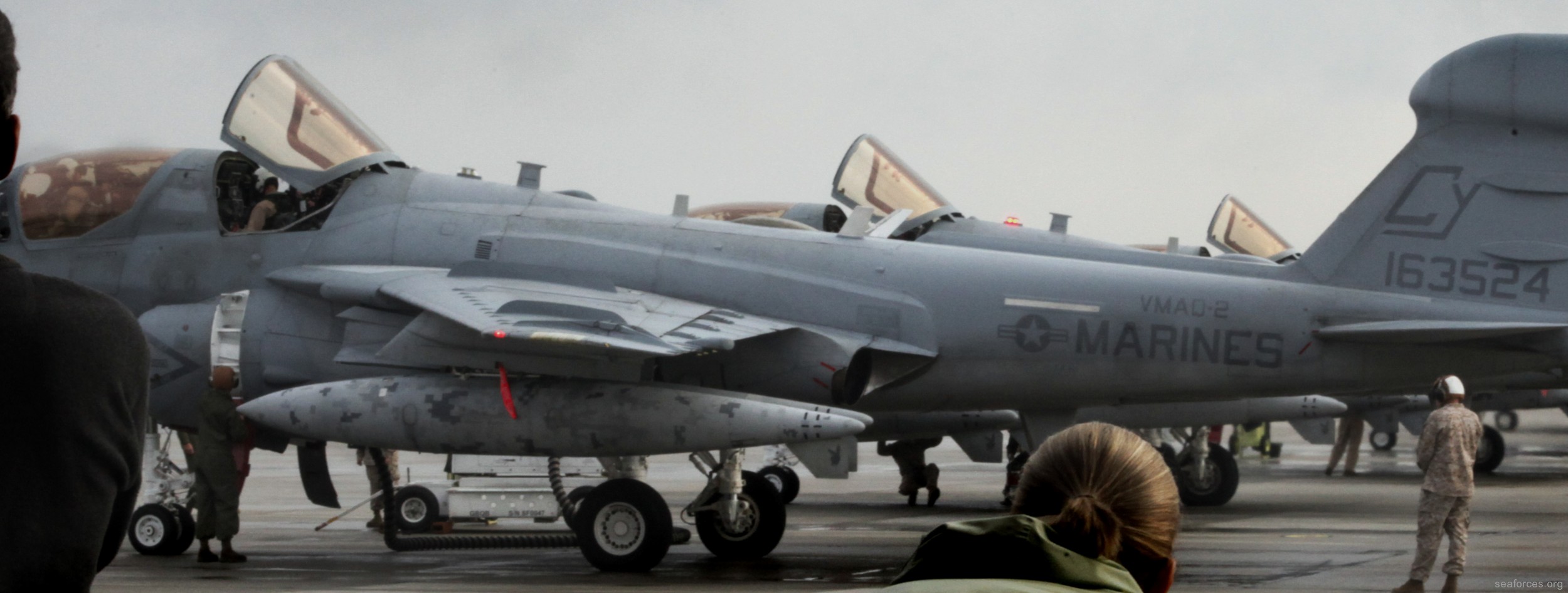 vmaq-2 death jesters ea-6b prowler marine tactical electronic warfare squadron usmc 34