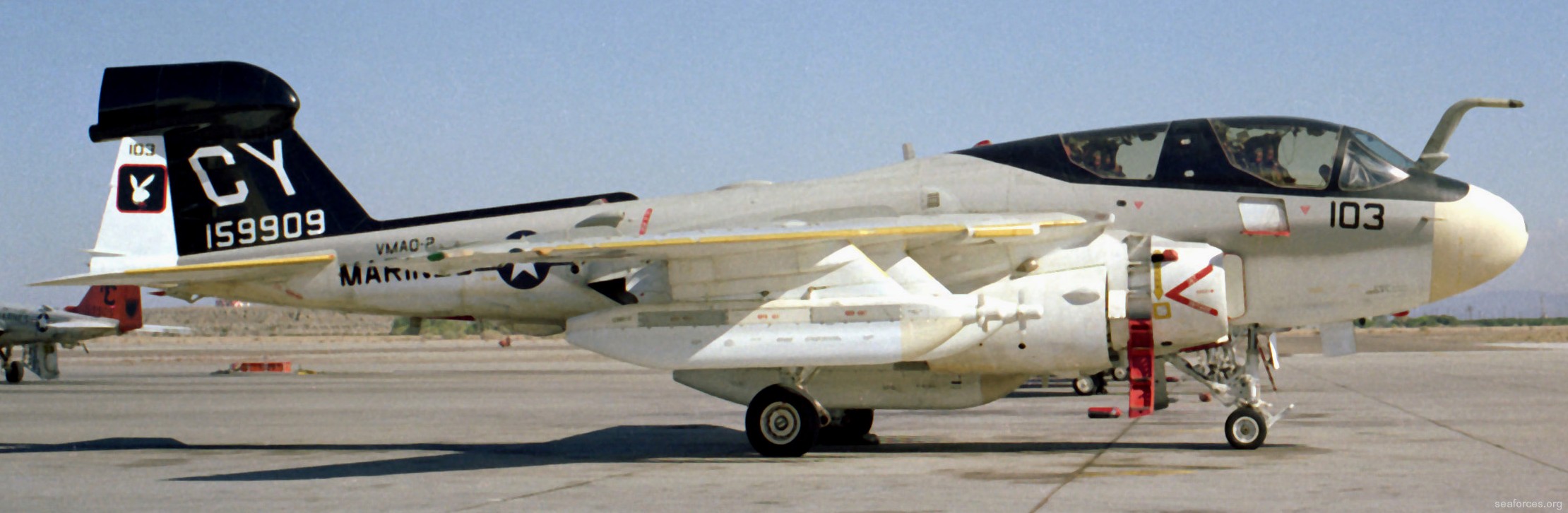 vmaq-2 playboys ea-6b prowler marine tactical electronic warfare squadron usmc 51 nas whiting field florida