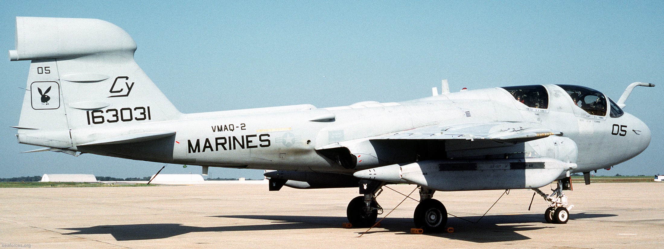 vmaq-2 playboys ea-6b prowler marine tactical electronic warfare squadron usmc 52 naf andrews afb