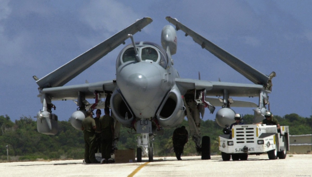 vmaq-2 death jesters ea-6b prowler marine tactical electronic warfare squadron usmc 55 exercise cope north andersen afb guam