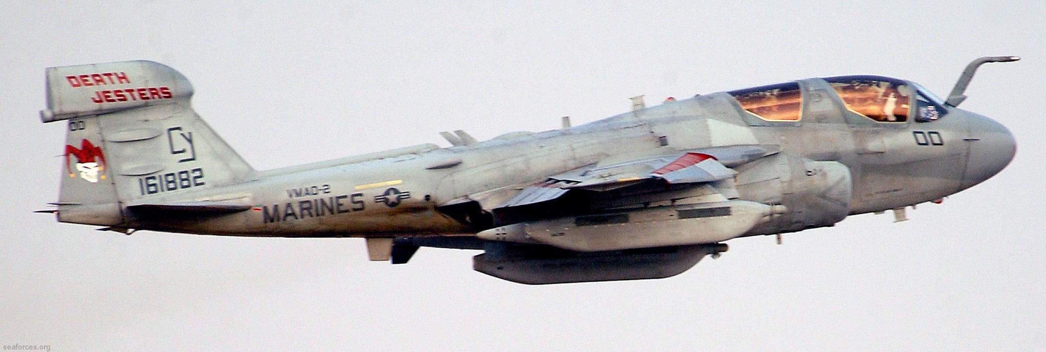 vmaq-2 death jesters ea-6b prowler marine tactical electronic warfare squadron usmc 57