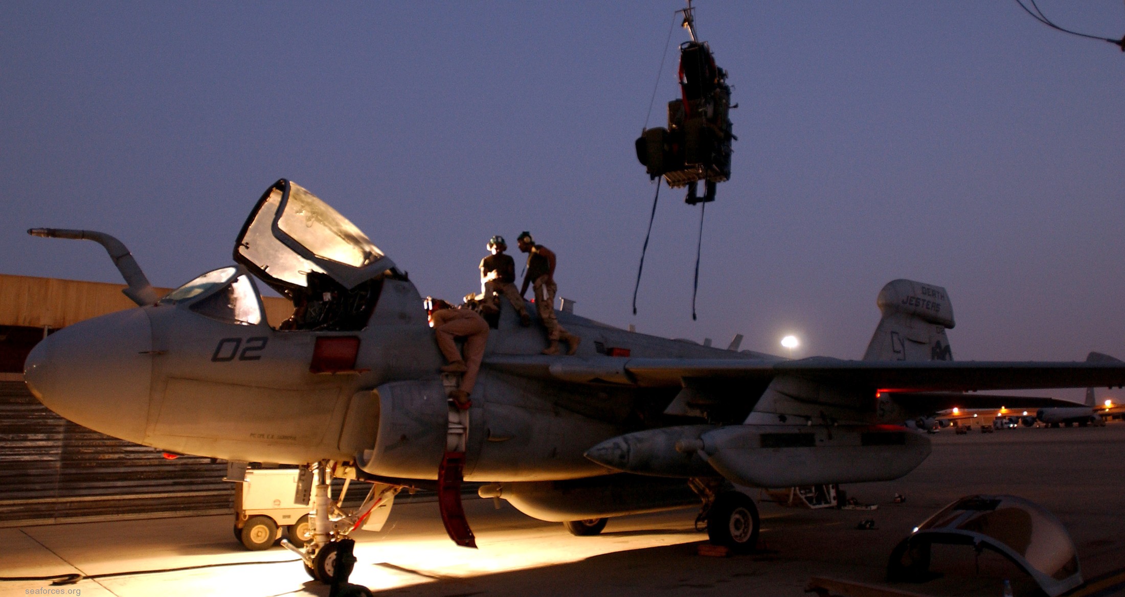 vmaq-2 death jesters ea-6b prowler marine tactical electronic warfare squadron usmc 60 ejection seat