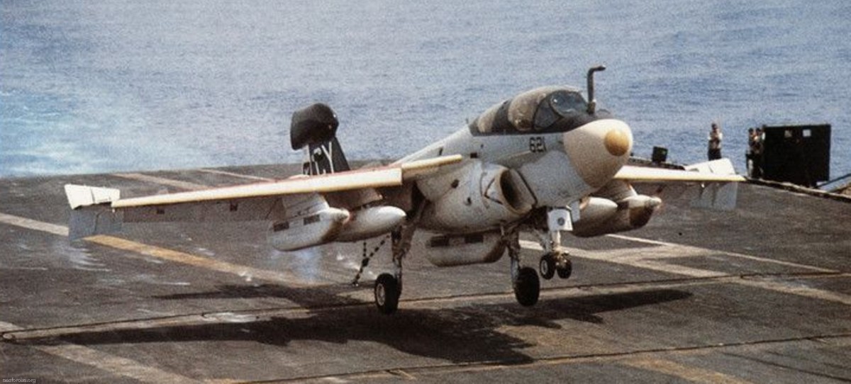 vmaq-2 playboys ea-6b prowler marine tactical electronic warfare squadron usmc 75 uss midway cv-41