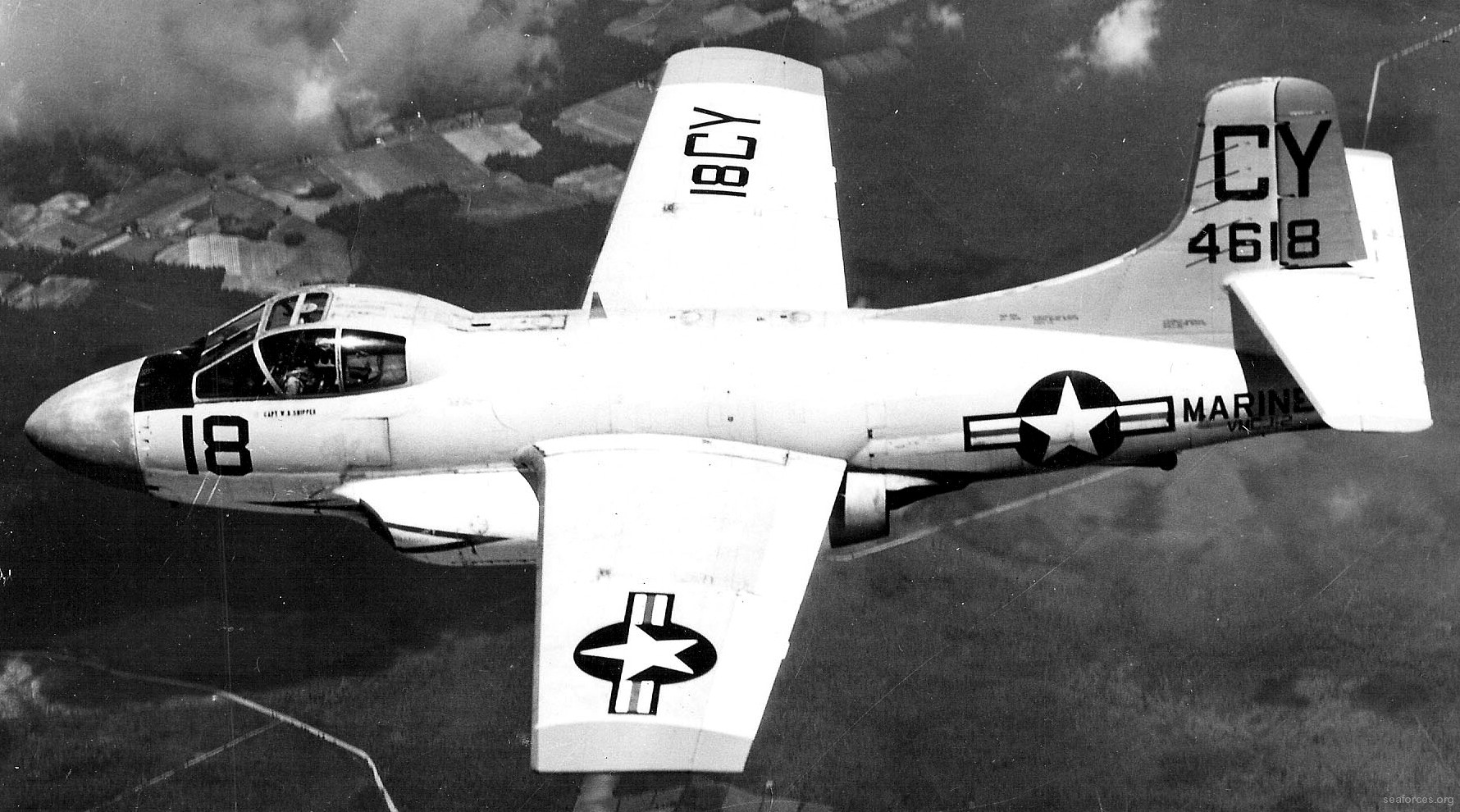 vmcj-2 playboys f3d-2q skyknight marine composite reconnaissance squadron 79