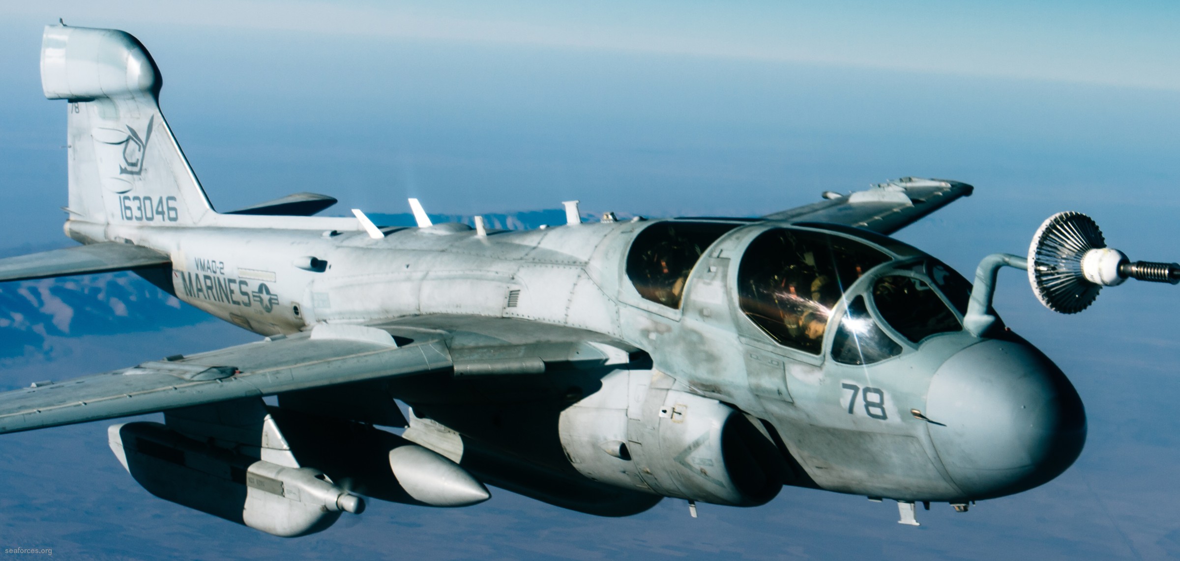vmaq-2 death jesters ea-6b prowler marine tactical electronic warfare squadron usmc 84 refueling iraq