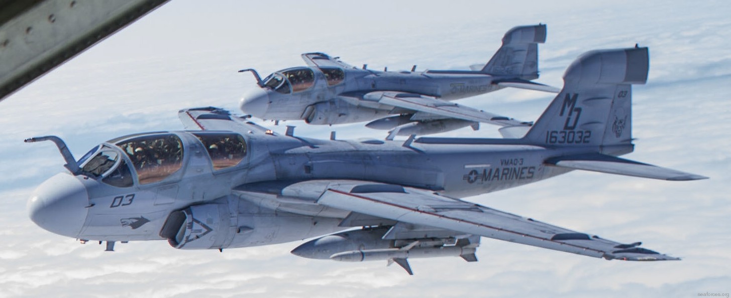 vmaq-3 moon dogs ea-6b prowler marine tactical electronic warfare squadron usmc 19