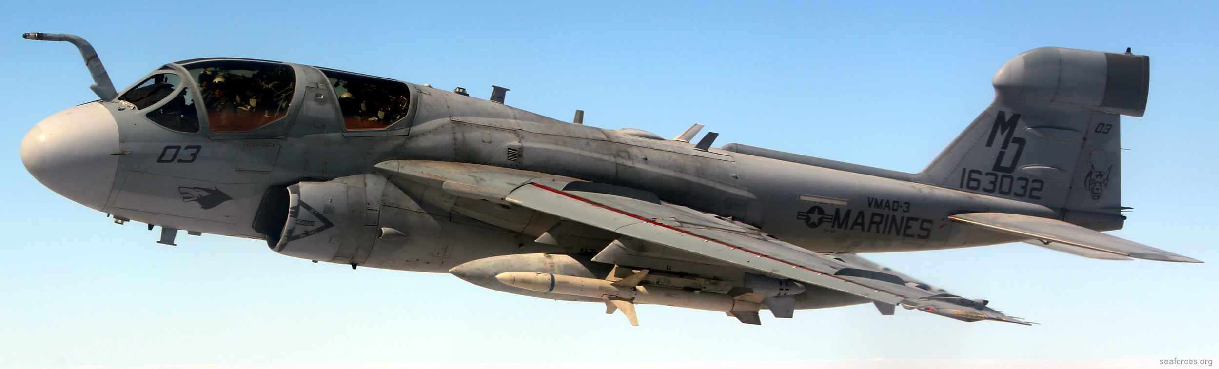 vmaq-3 moon dogs ea-6b prowler marine tactical electronic warfare squadron usmc 36