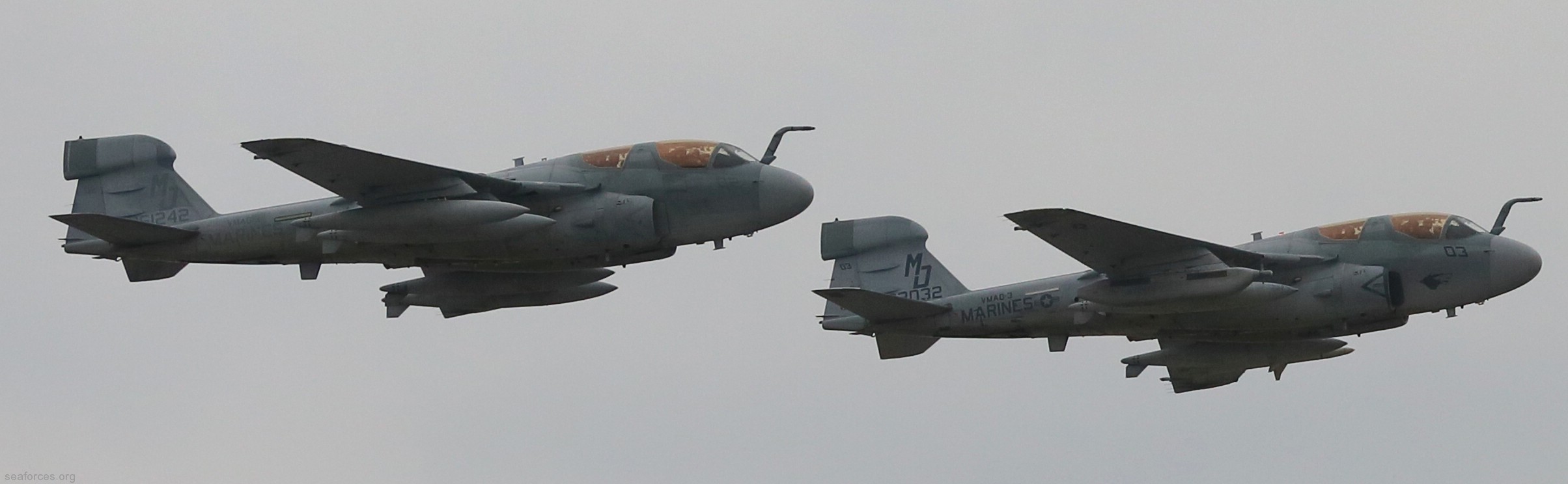 vmaq-3 moon dogs ea-6b prowler marine tactical electronic warfare squadron usmc 52