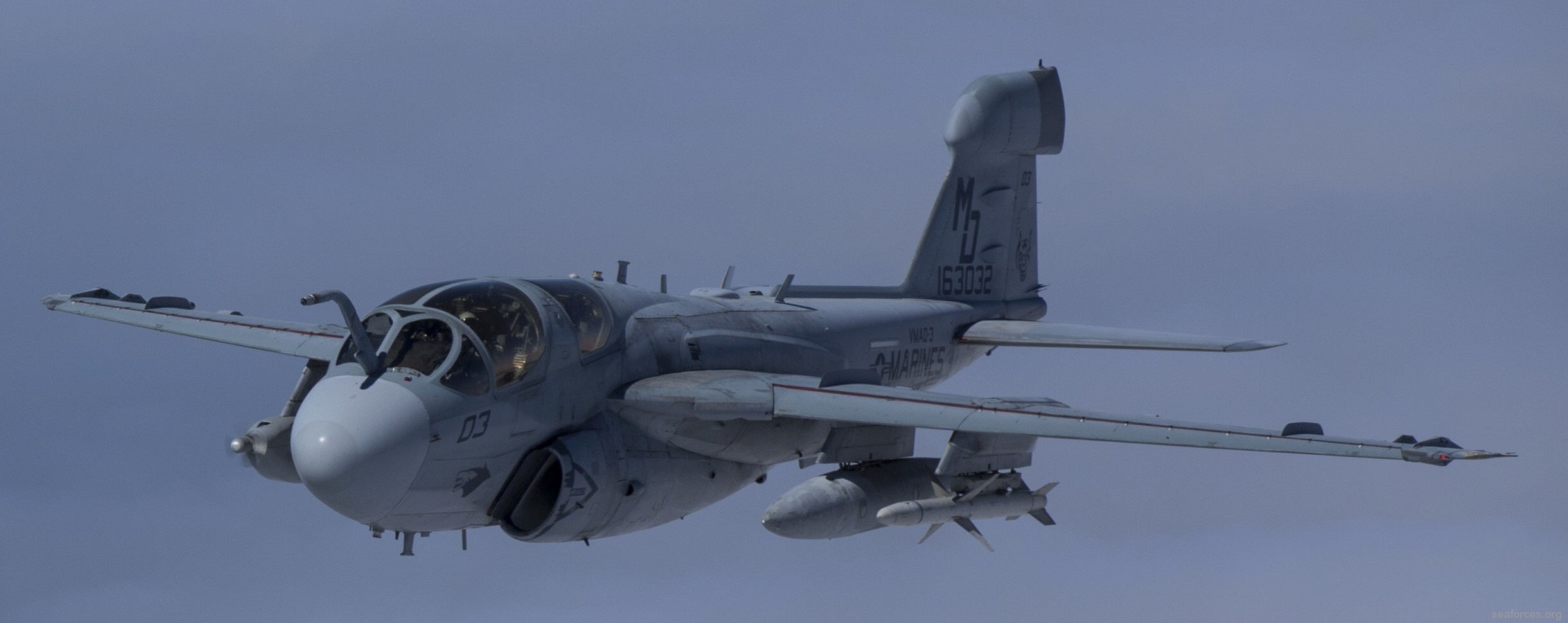 vmaq-3 moon dogs ea-6b prowler marine tactical electronic warfare squadron usmc 54