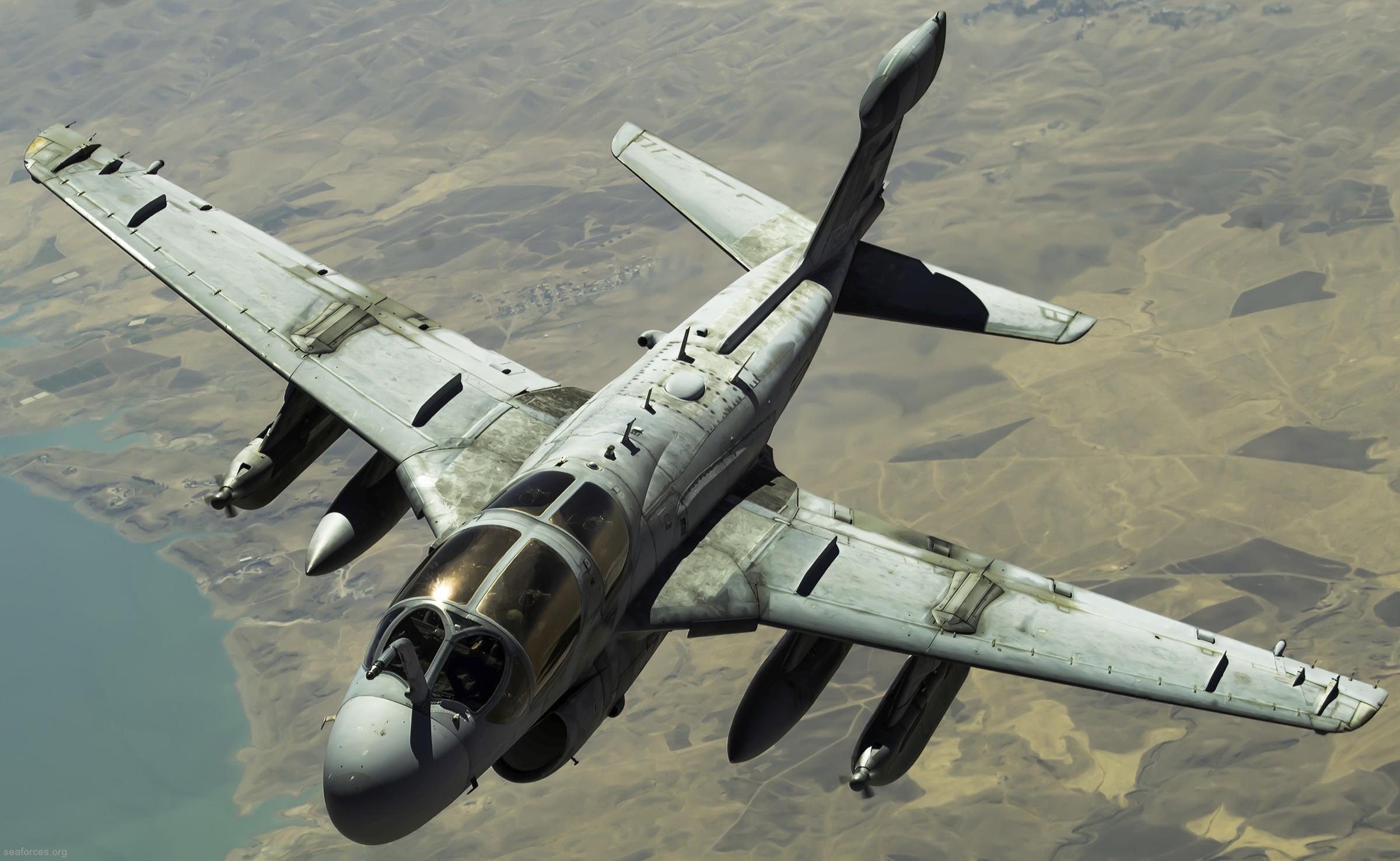 vmaq-3 moon dogs ea-6b prowler marine tactical electronic warfare squadron usmc 68 operation inherent resolve