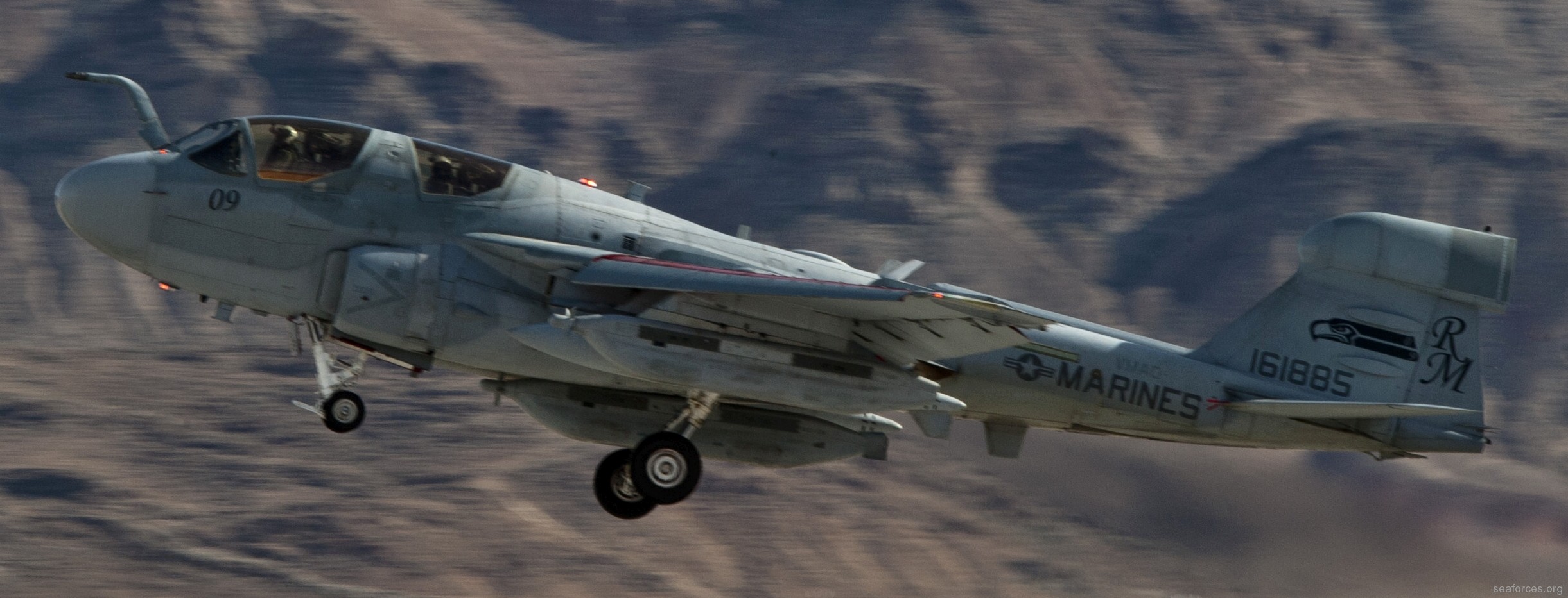 vmaq-4 seahawks ea-6b prowler marine tactical electronic warfare squadron usmc 23 nellis afb nevada