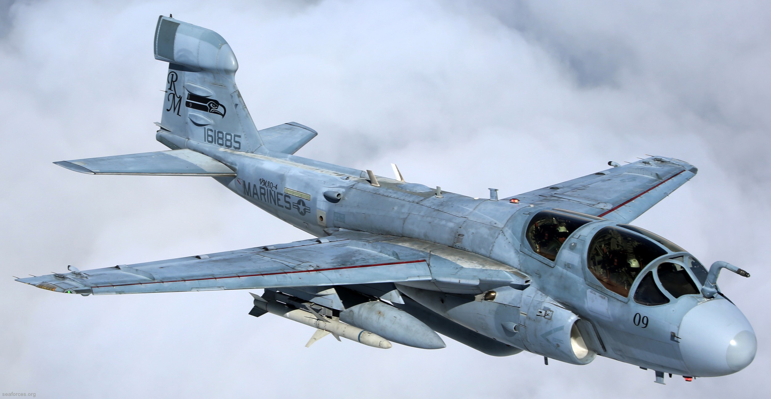 vmaq-4 seahawks ea-6b prowler marine tactical electronic warfare squadron usmc 50x mcas cherry point