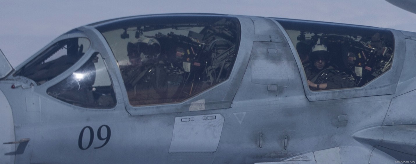 vmaq-4 seahawks ea-6b prowler marine tactical electronic warfare squadron usmc 52a cockpit