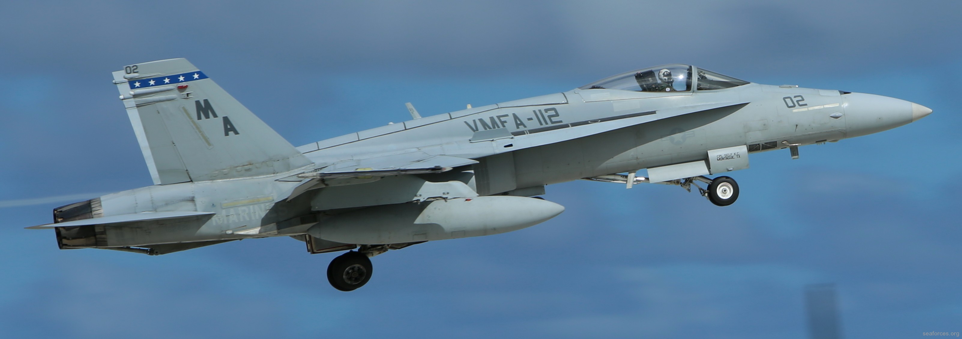 vmfa-112 cowboys marine fighter attack squadron f/a-18a+ hornet 20 andersen afb guam