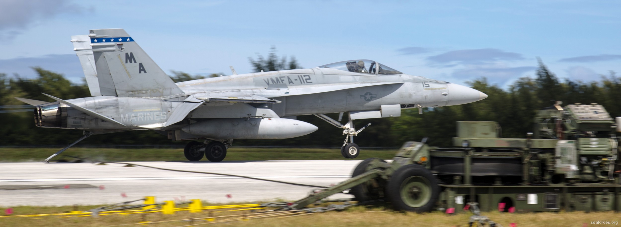 vmfa-112 cowboys marine fighter attack squadron f/a-18a+ hornet exercise forager fury ii