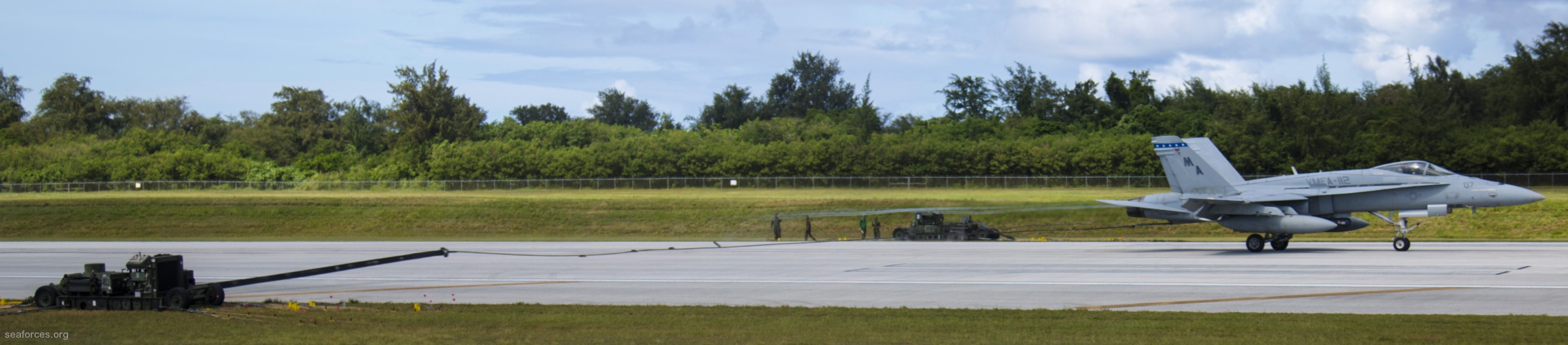 vmfa-112 cowboys marine fighter attack squadron f/a-18a+ hornet 34 tinian mariana islands