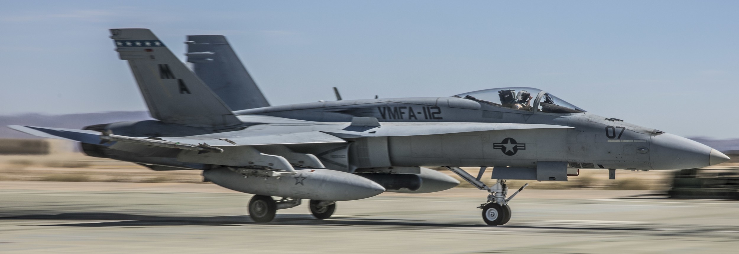 vmfa-112 cowboys marine fighter attack squadron usmc f/a-18c hornet 54 29 palms