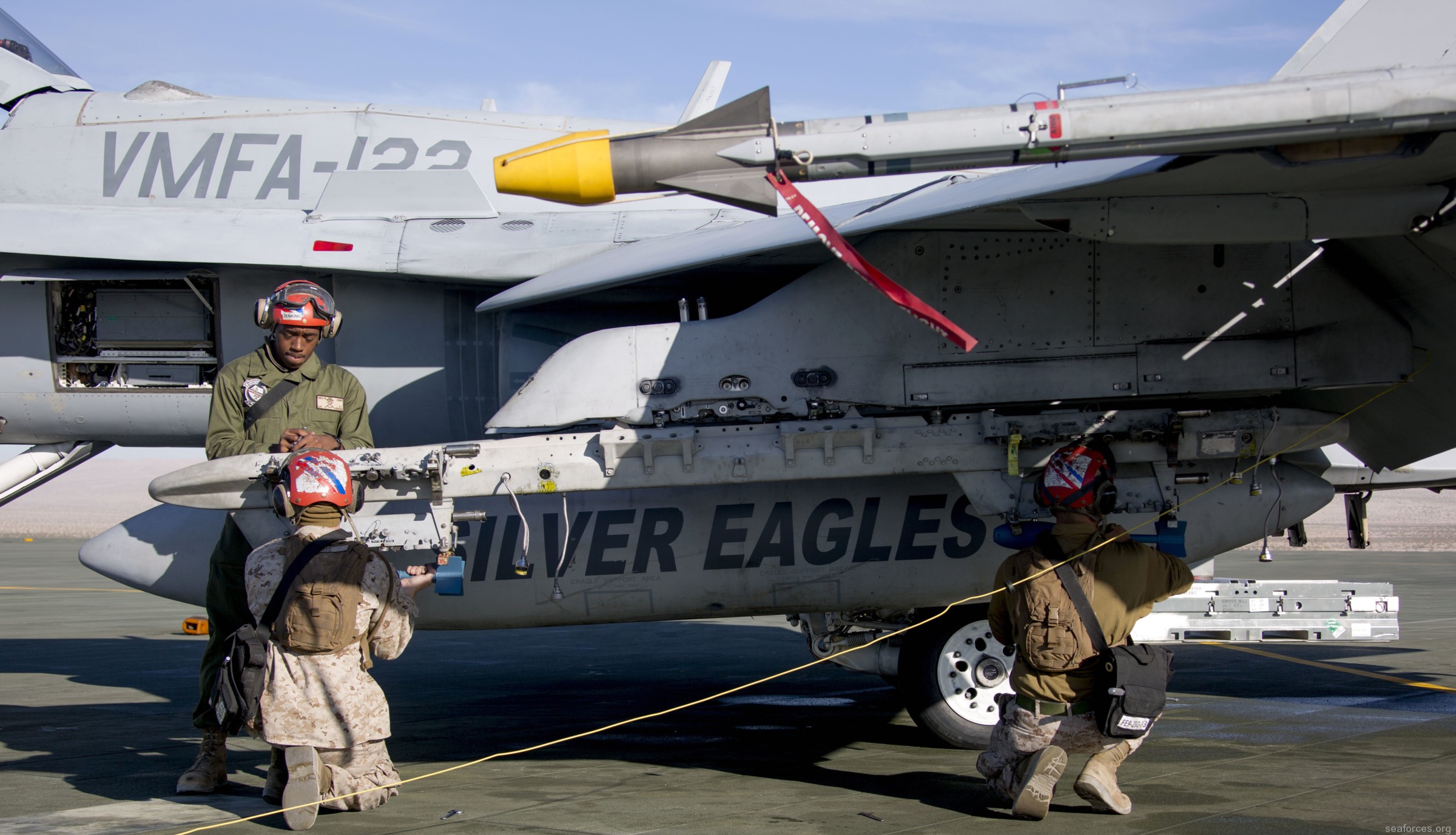 vmfa-115 silver eagles marine fighter attack squadron f/a-18a+ hornet 107