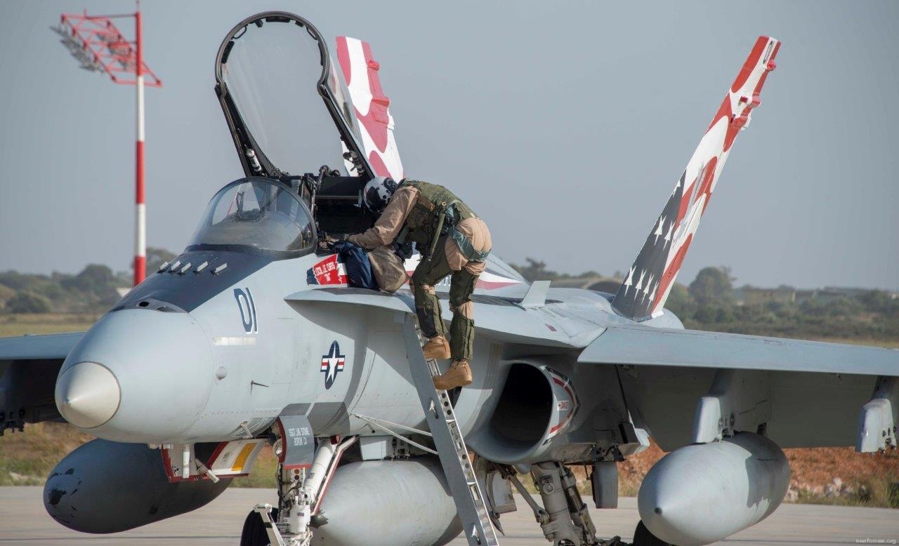 vmfa-115 silver eagles marine fighter attack squadron f/a-18a+ hornet 11 souda bay crete greece