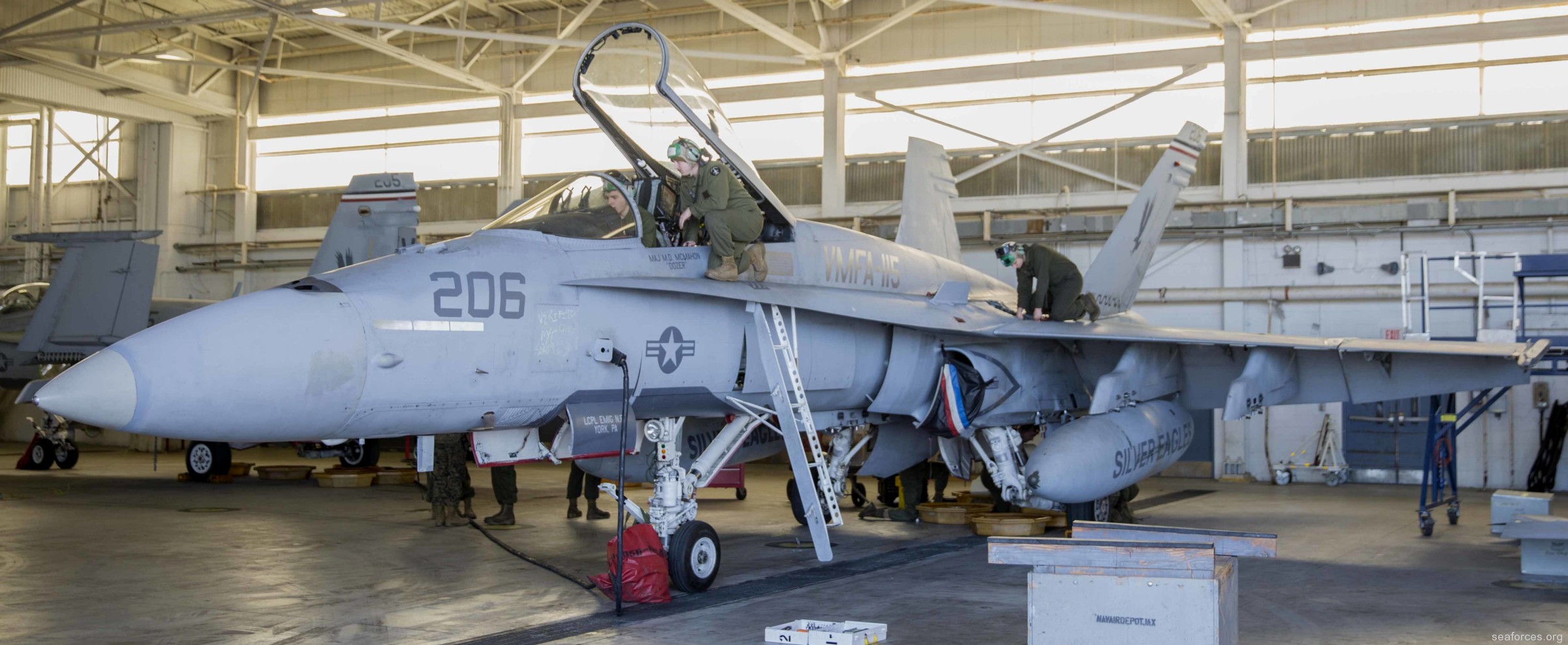 vmfa-115 silver eagles marine fighter attack squadron f/a-18a+ hornet 130