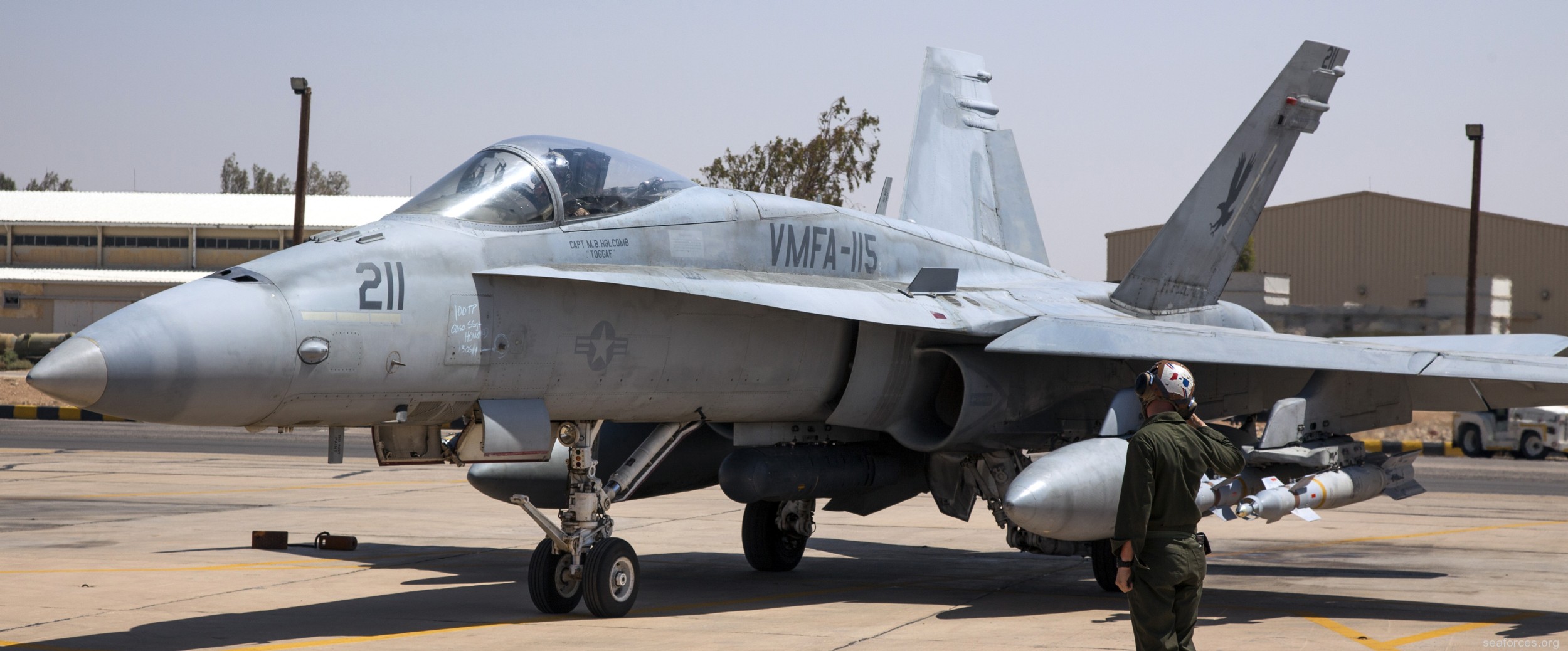 vmfa-115 silver eagles marine fighter attack squadron f/a-18a+ hornet 146