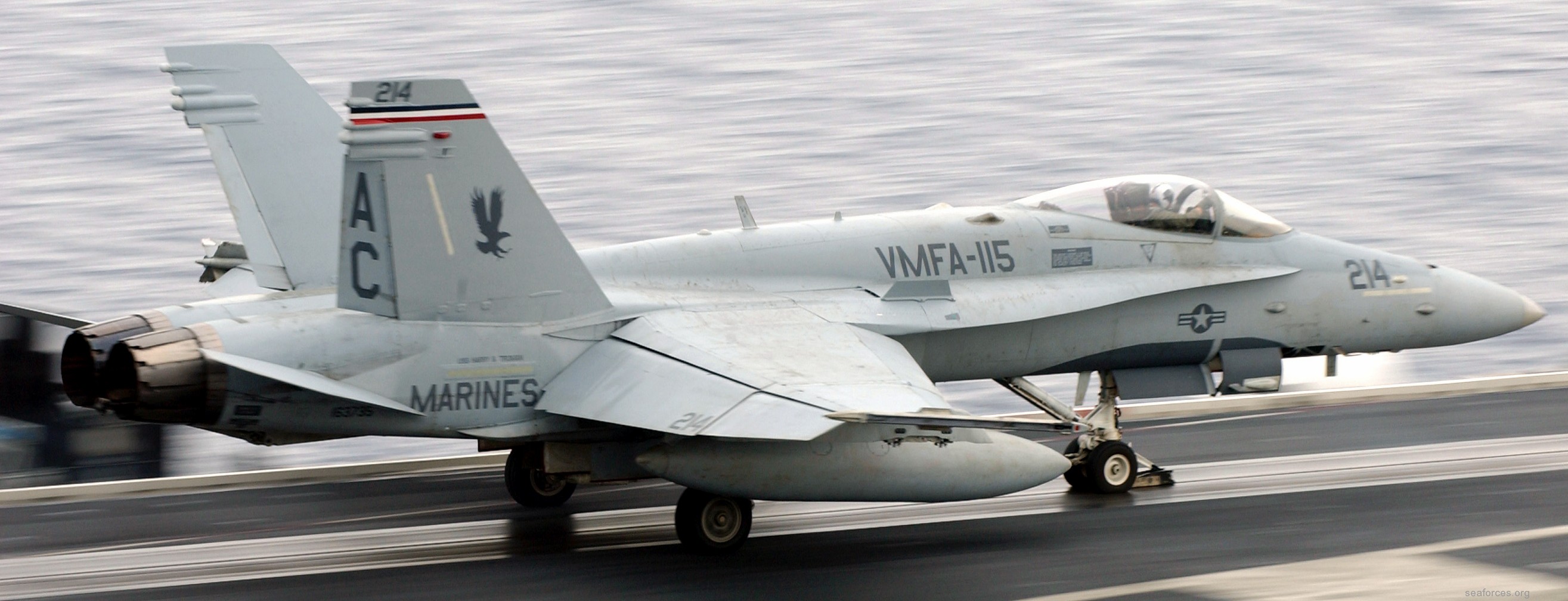 vmfa-115 silver eagles marine fighter attack squadron f/a-18a+ hornet cvw-3 uss harry s. truman cvn-75 15