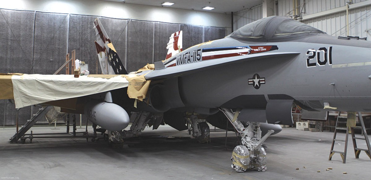 vmfa-115 silver eagles marine fighter attack squadron f/a-18a+ hornet 152