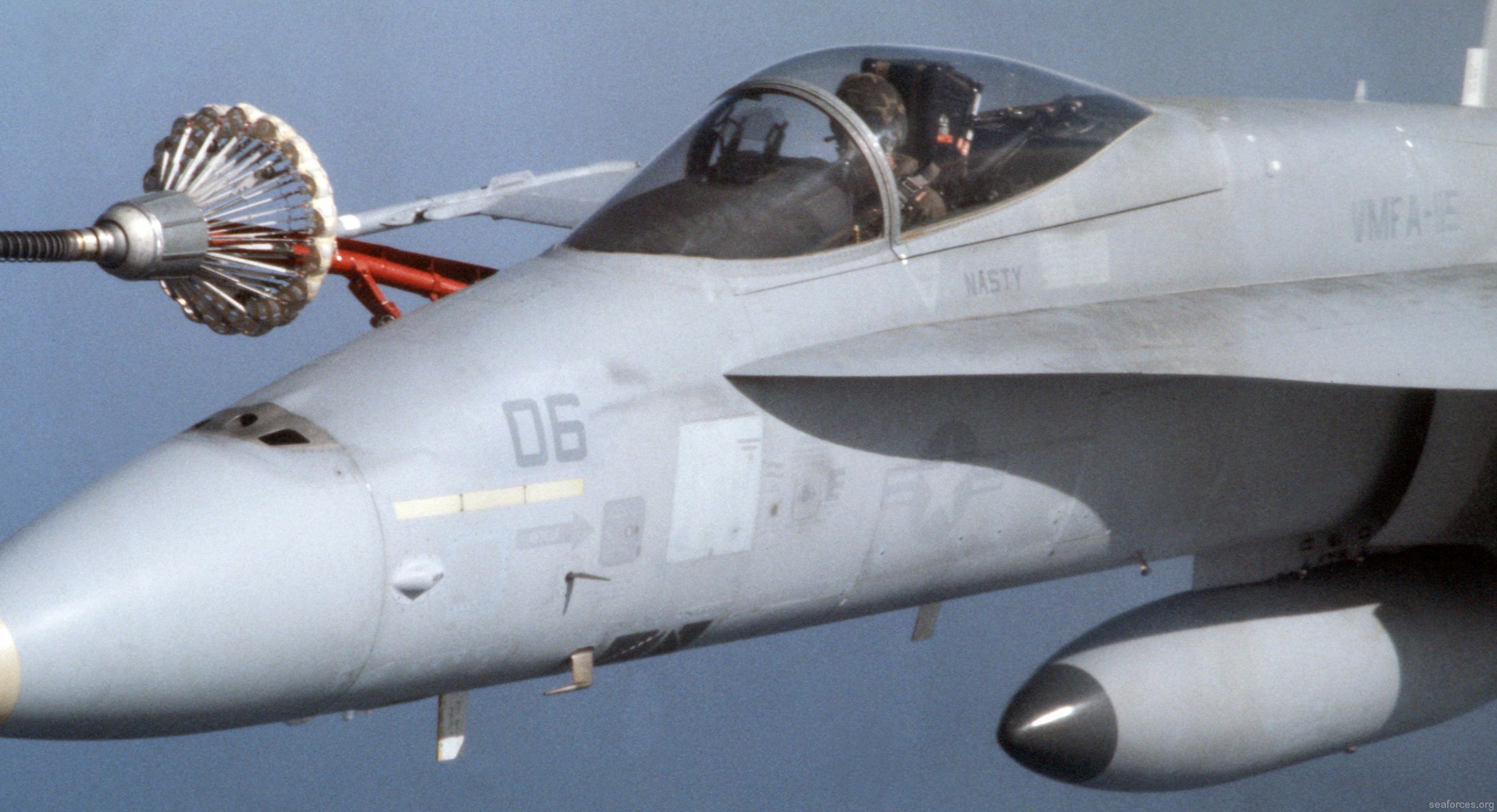 vmfa-115 silver eagles marine fighter attack squadron f/a-18a+ hornet 158 display determination 1986