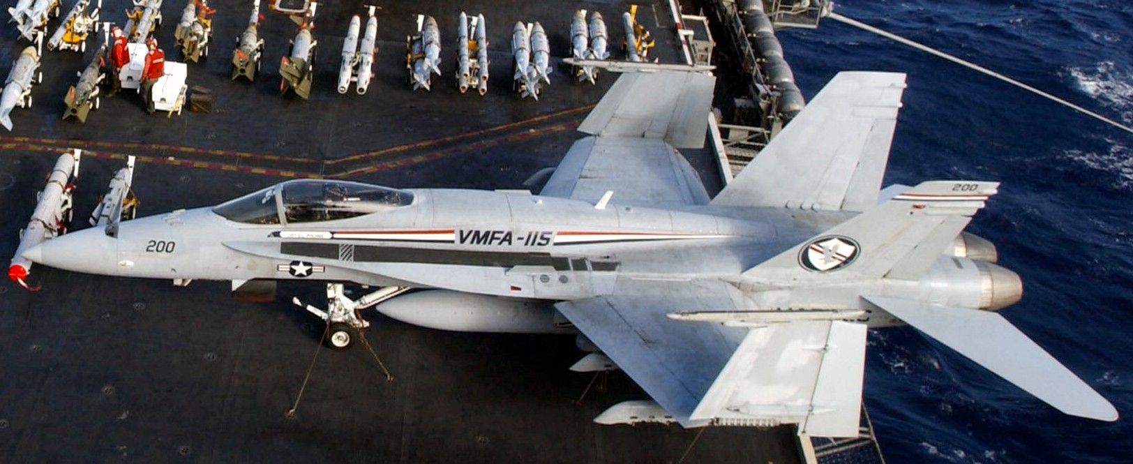 vmfa-115 silver eagles marine fighter attack squadron f/a-18a+ hornet 175 uss harry s. truman cvn-75