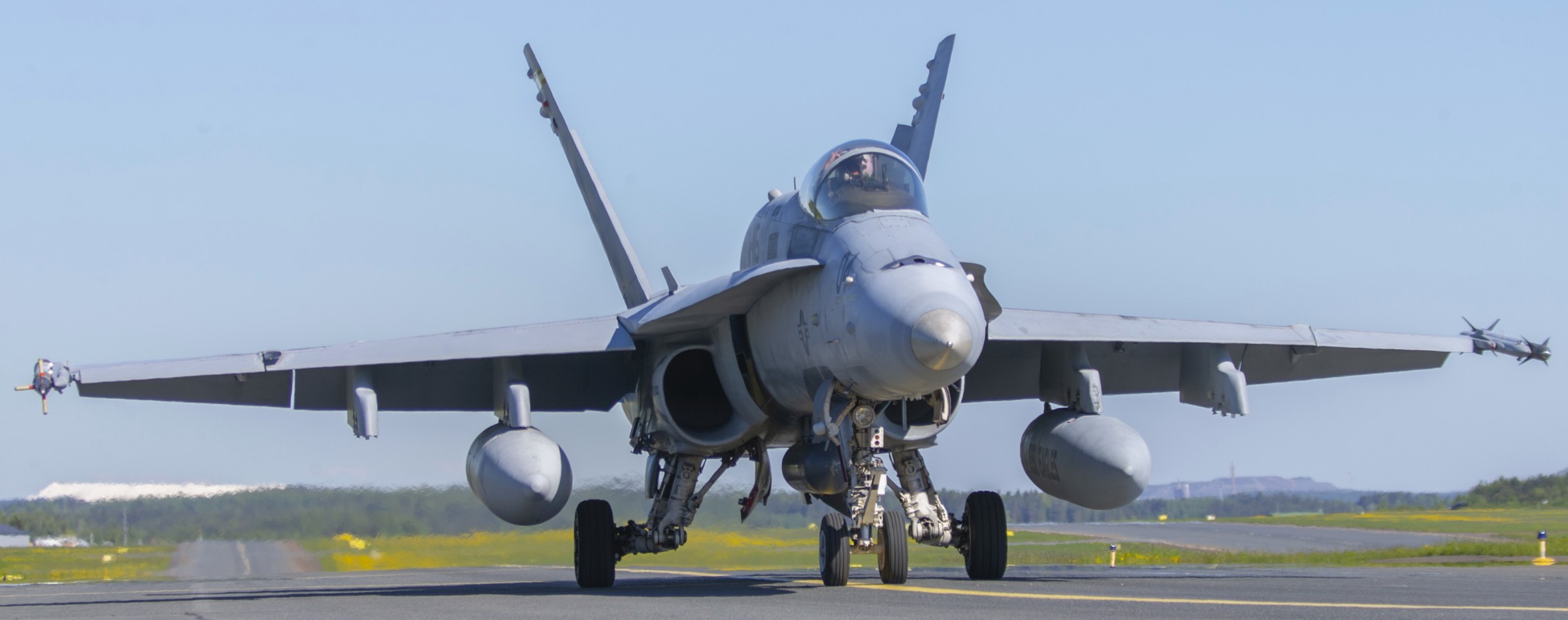 vmfa-115 silver eagles marine fighter attack squadron usmc f/a-18c hornet 204