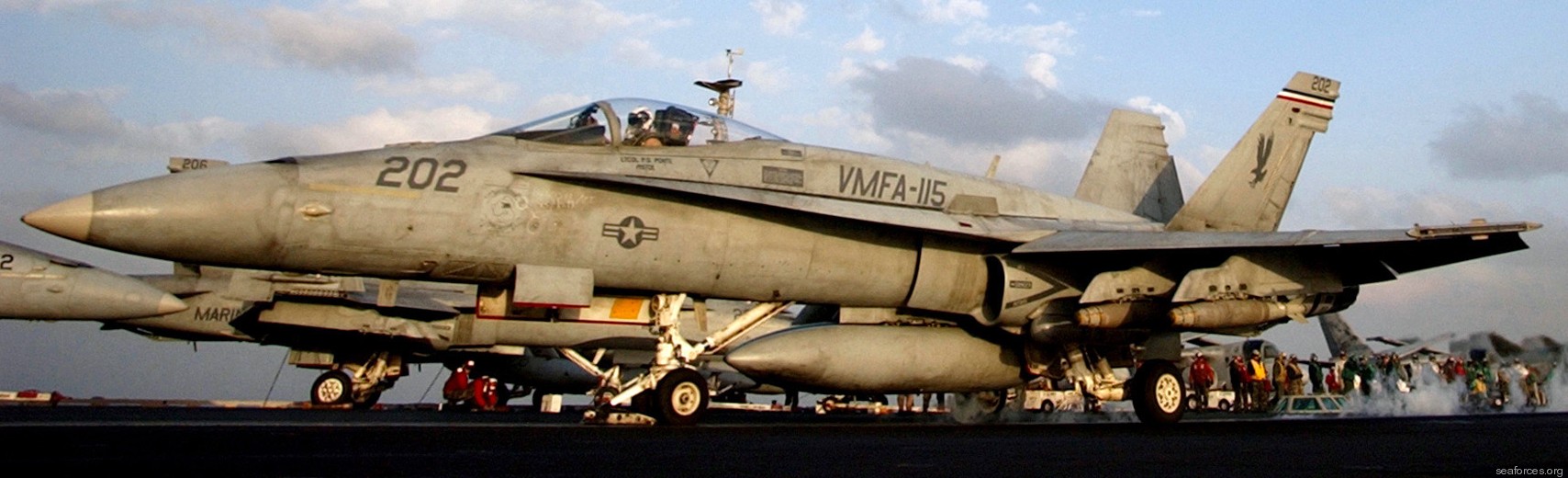 vmfa-115 silver eagles marine fighter attack squadron f/a-18a+ hornet 30