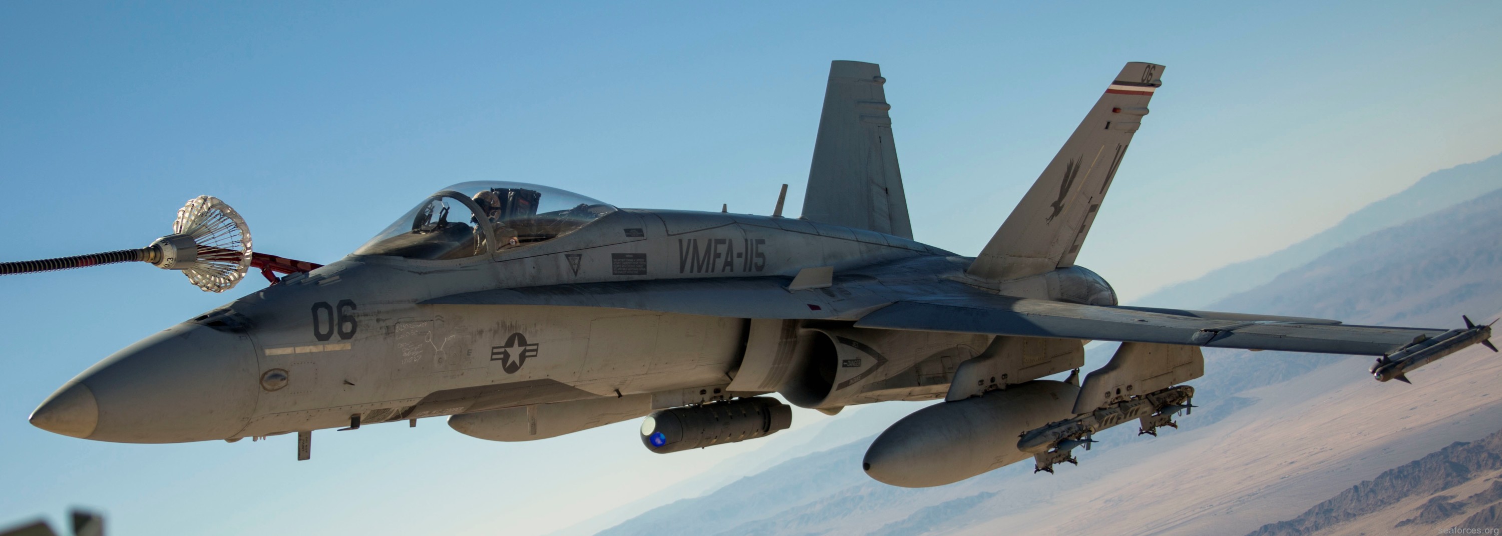 vmfa-115 silver eagles marine fighter attack squadron f/a-18a+ hornet 89