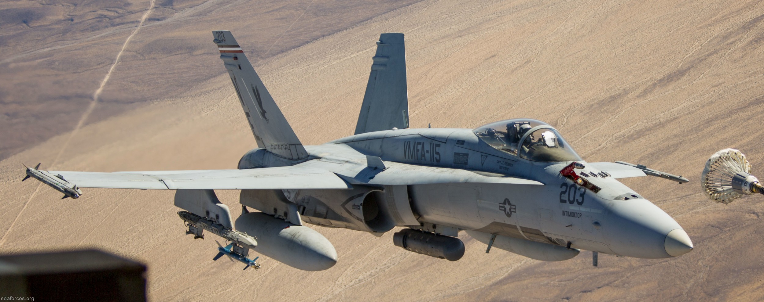 vmfa-115 silver eagles marine fighter attack squadron f/a-18a+ hornet 93