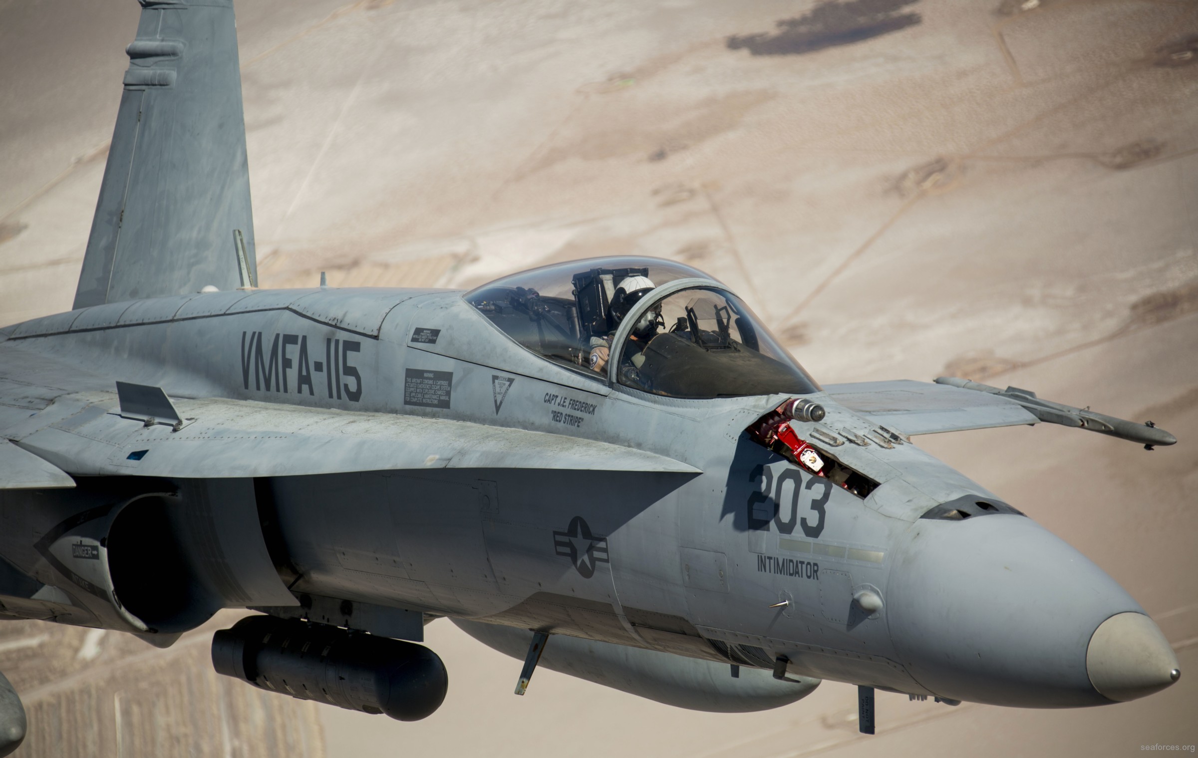 vmfa-115 silver eagles marine fighter attack squadron f/a-18a+ hornet 95