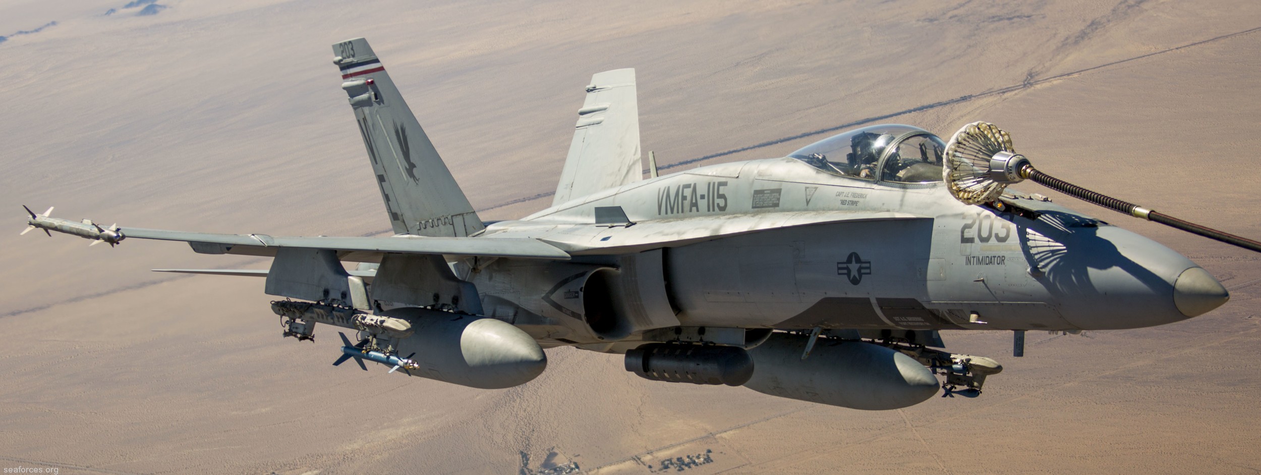 vmfa-115 silver eagles marine fighter attack squadron f/a-18a+ hornet 96