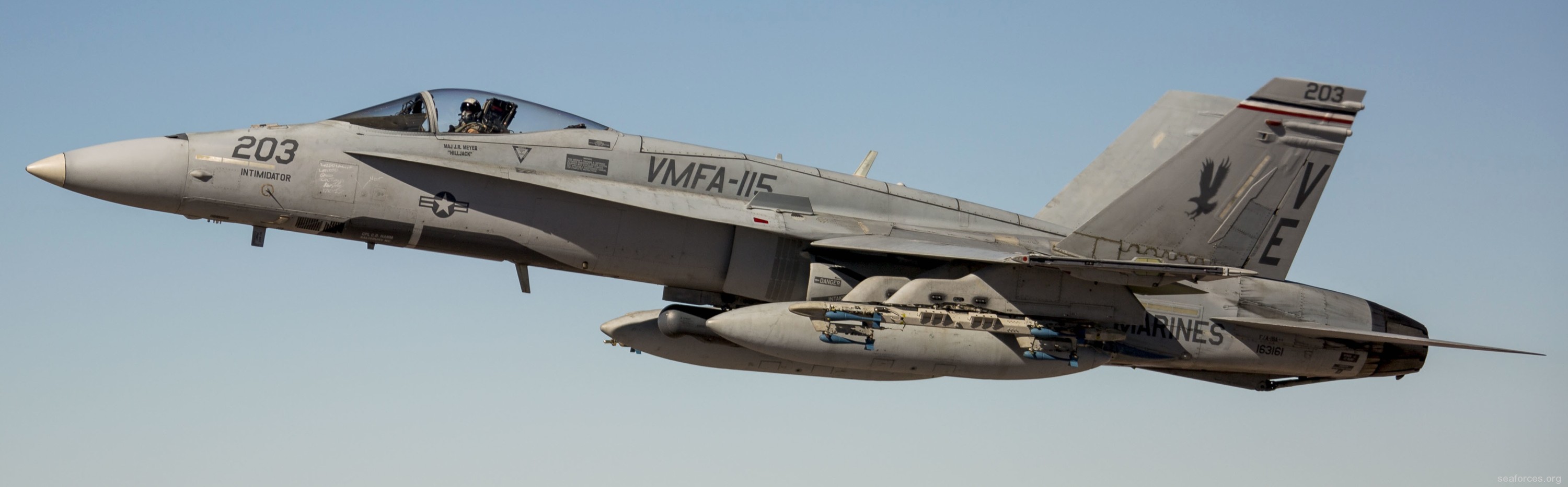 vmfa-115 silver eagles marine fighter attack squadron f/a-18a+ hornet 98