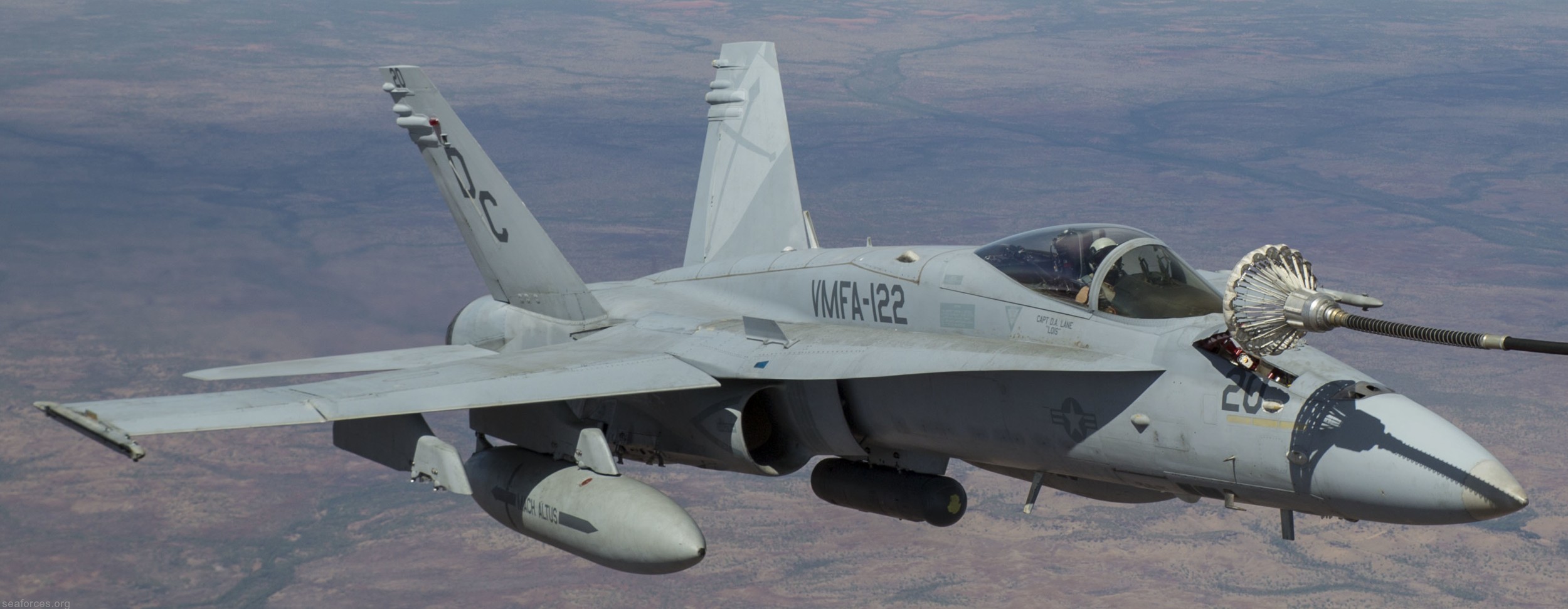 vmfa-122 werewolves f/a-18c hornet marine fighter attack squadron 52 australia