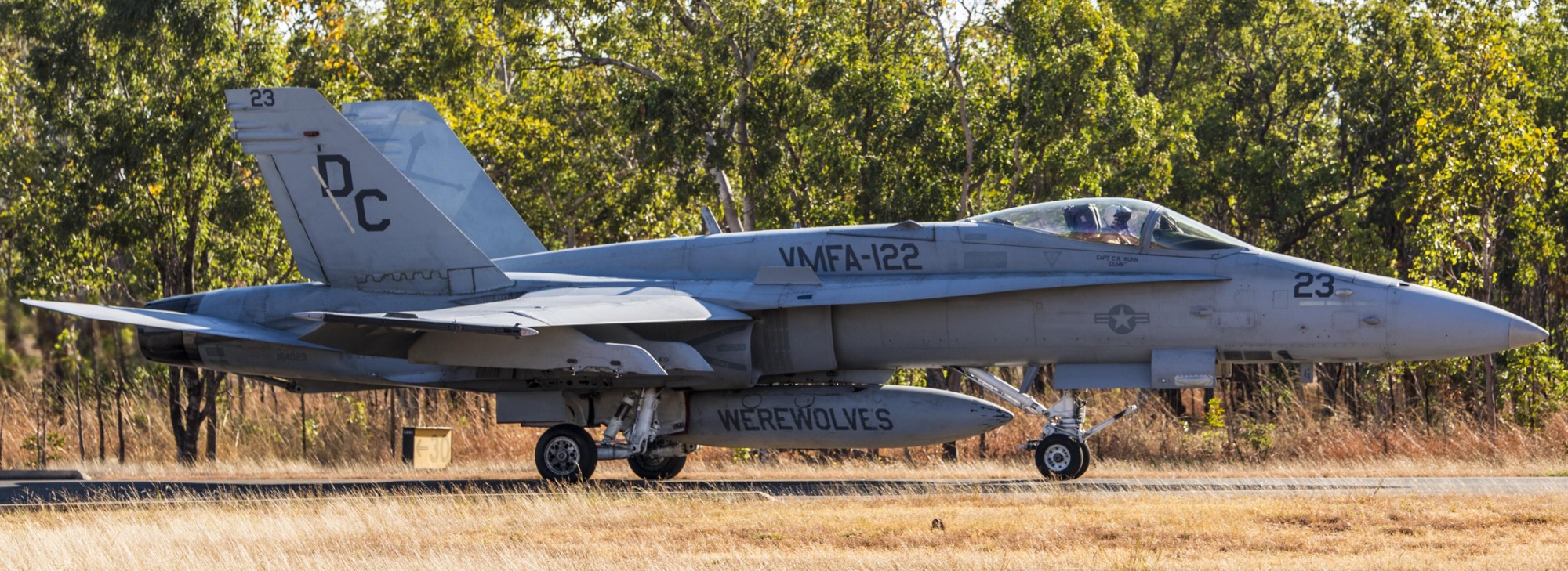 vmfa-122 werewolves f/a-18c hornet marine fighter attack squadron 75 raaf tindal