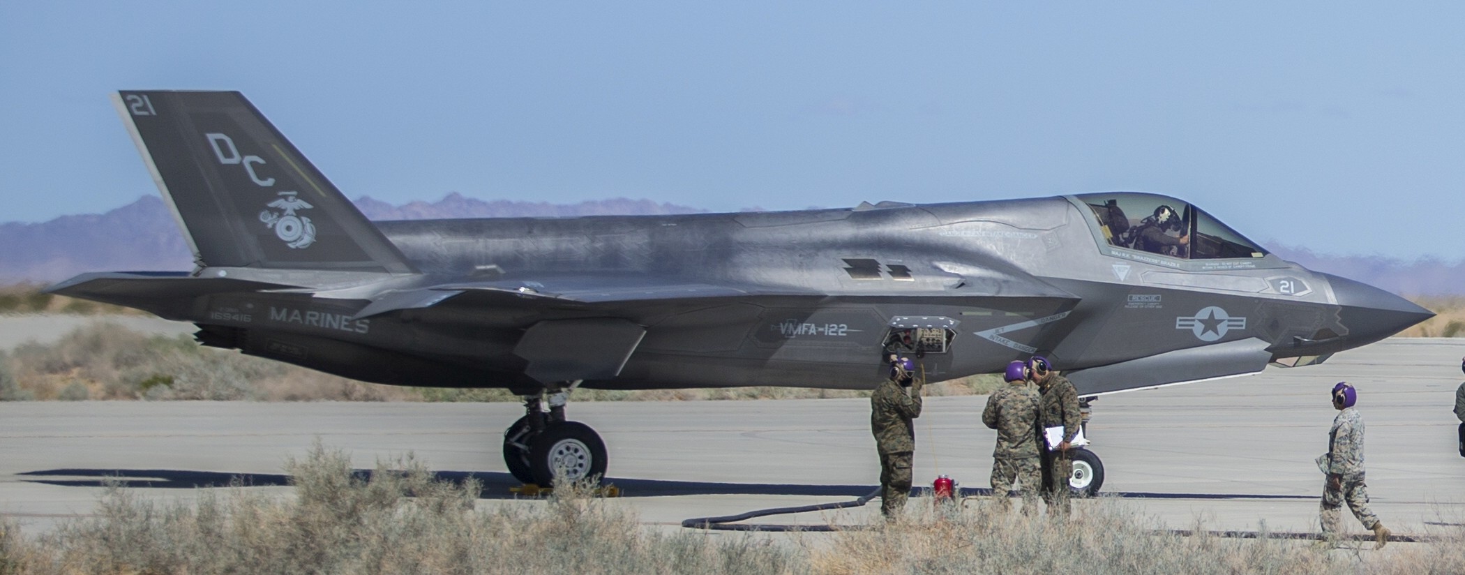 vmfa-122 flying leathernecks marine fighter attack squadron f-35b lightning ii 122