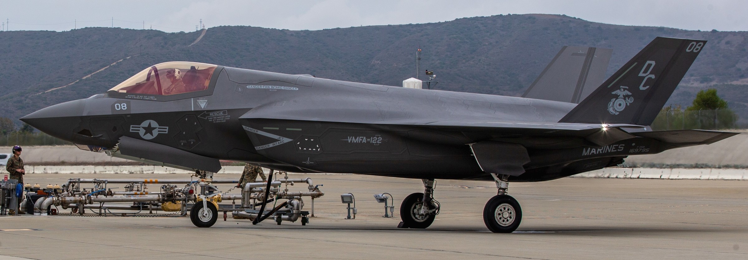 vmfa-122 flying leathernecks marine fighter attack squadron f-35b lightning ii 136 camp pendleton