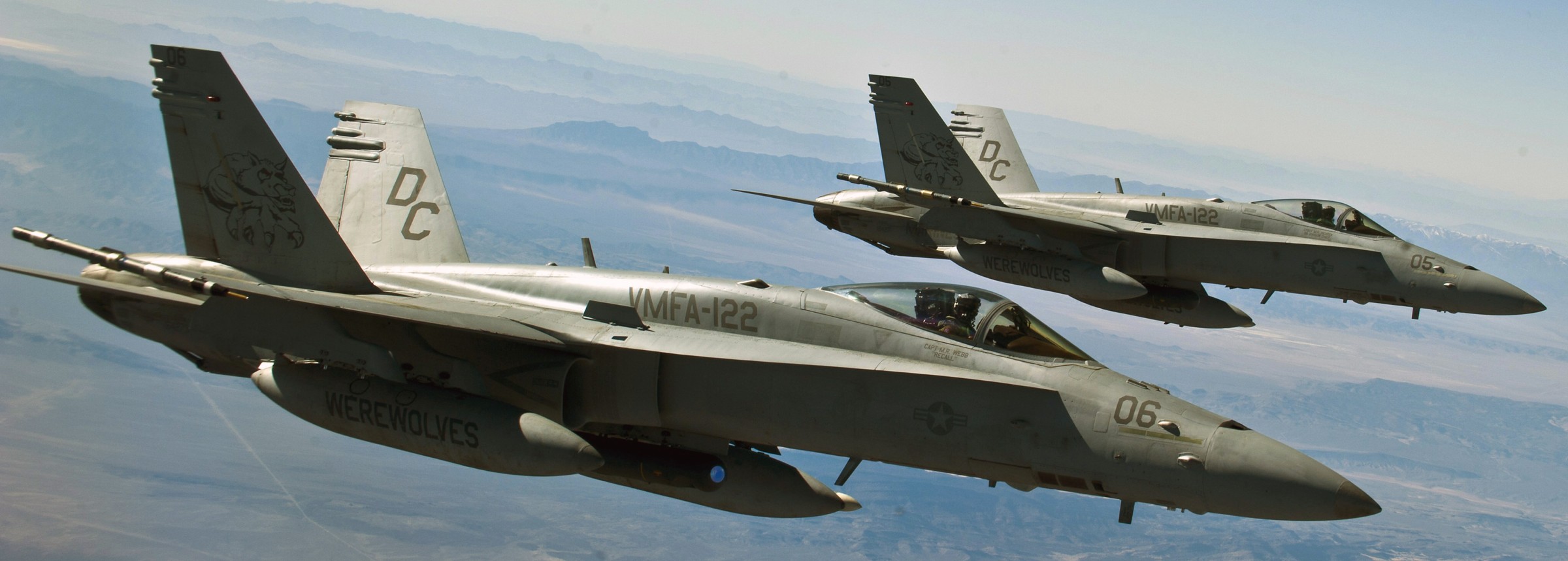 vmfa-122 werewolves f/a-18c hornet marine fighter attack squadron red flag 12-3 nellis afb 146