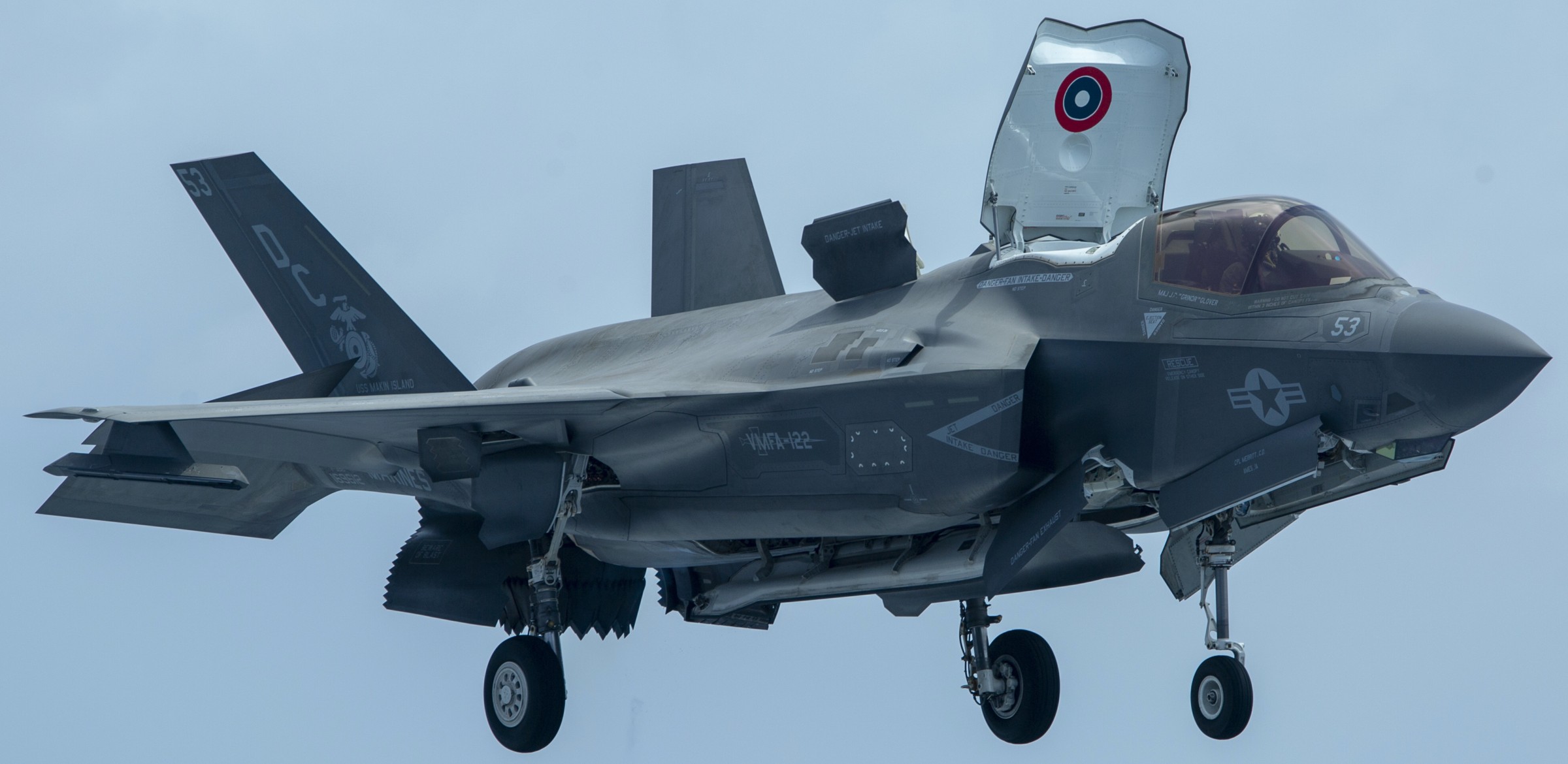 vmfa-122 flying leathernecks marine fighter attack squadron f-35b lightning ii uss makin island lhd-8 149