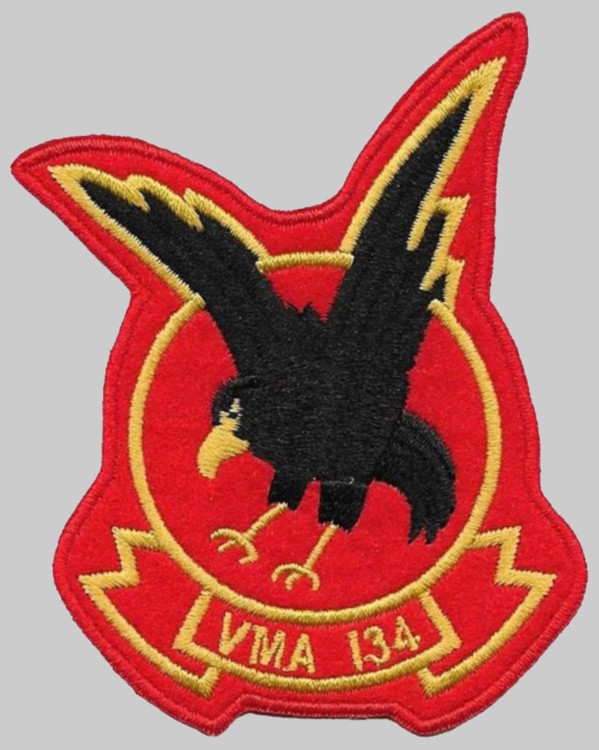 vma-134 smoke insignia patch crest badge marine attack squadron usmc 02