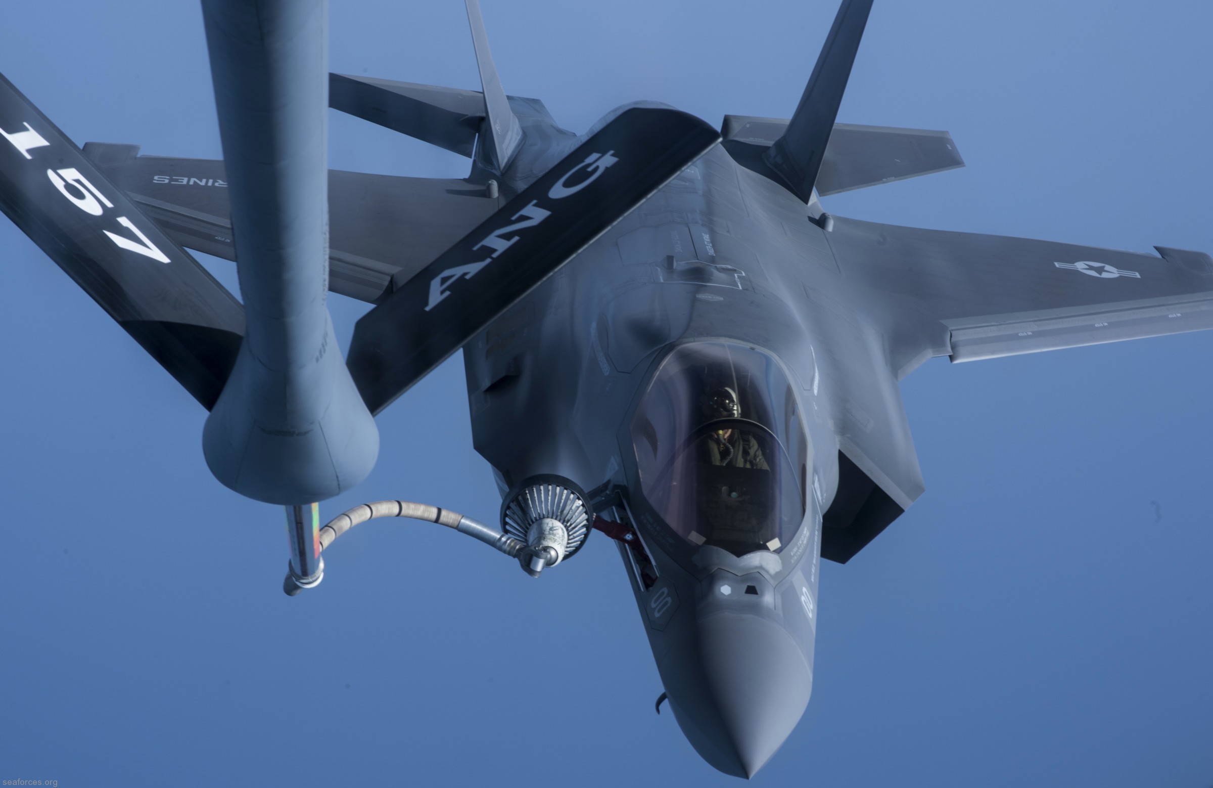vmfa-211 avengers f-35b lightning ii jsf marine fighter attack squadron 78 aerial refueling