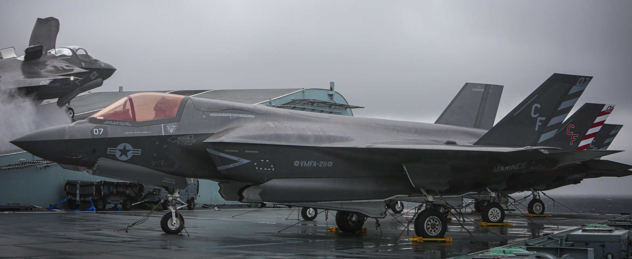 vmfa-211 wake island avengers f-35b lightning ii jsf marine fighter attack squadron 138