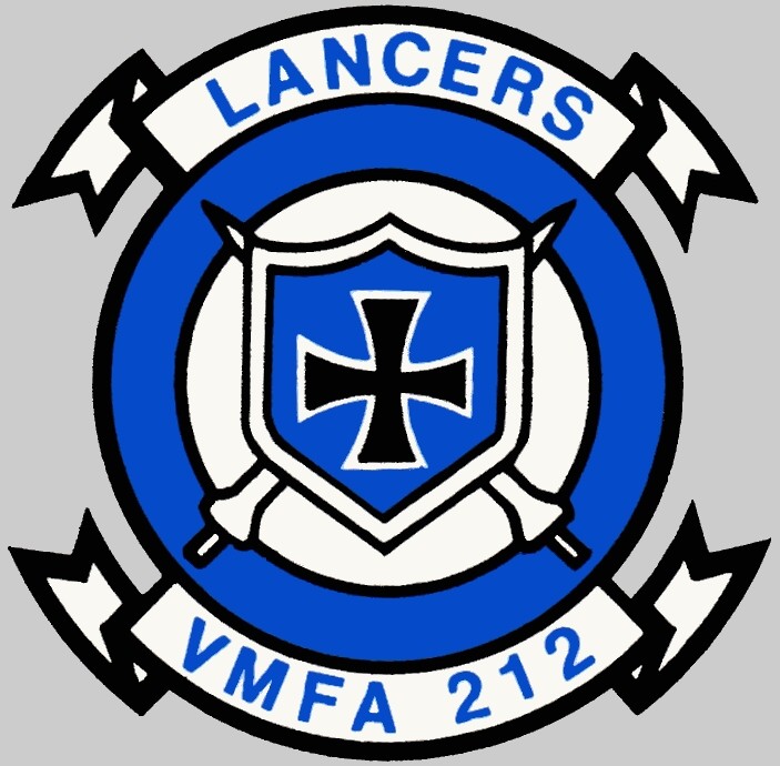 vmfa-212 lancers insignia crest patch badge marine fighter attack squadron usmc 02x