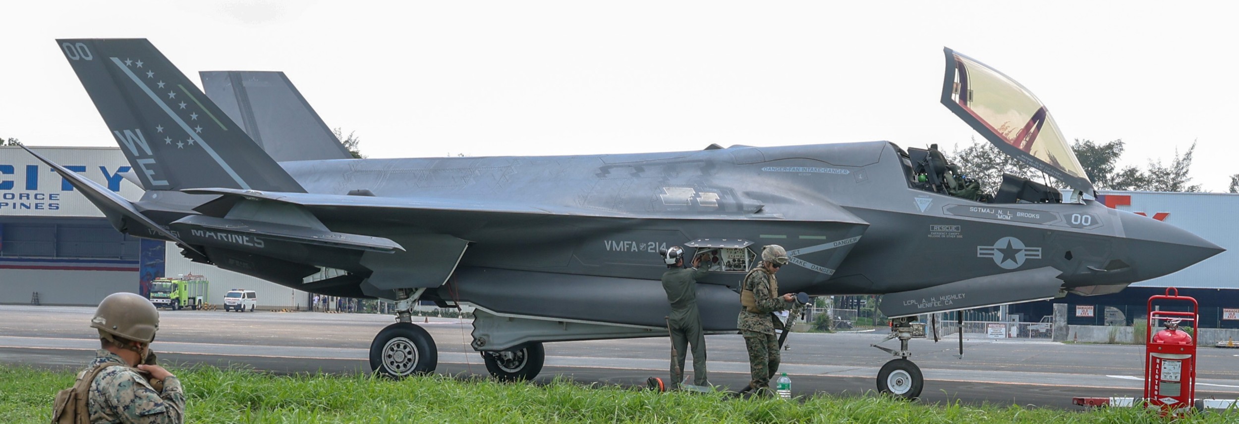 vmfa-214 black sheep marine fighter attack squadron f-35b lightning ii clark airbase 2024 28