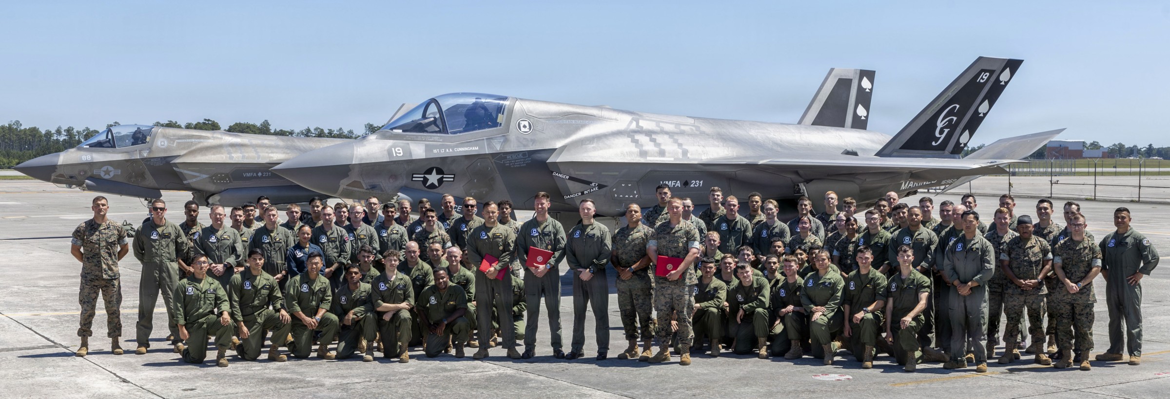 vmfa-231 ace of spades marine fighter attack squadron f-35b lightning ii first flight 2026 02